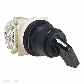 SCHNEIDER ELECTRIC Non-Illum Selector Switch Chrome Ext Lvr, 45J164