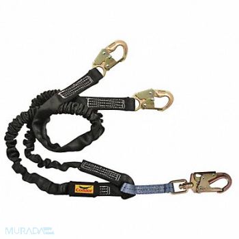 CONDOR Shock-Absorbing Lanyard Black, 45J291