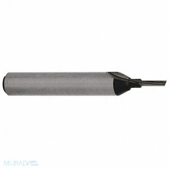 WESTWARD Straight Cut Profile Router Bit 1/16, 45J305