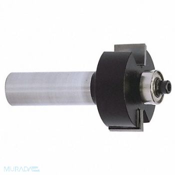 WESTWARD Rabbeting Cut Profile Router Bit 1-1/4, 45J314