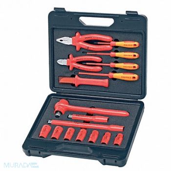 KNIPEX Insulated Tool Set 17 pc., 45J345