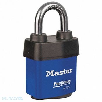 MASTER LOCK Lockout Padlock KD Blue, 45JC83