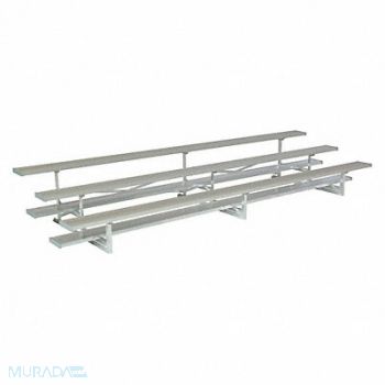 NATIONAL RECREATION SYSTEMS Bleacher 3 Rows 30 Seats, 45JT45