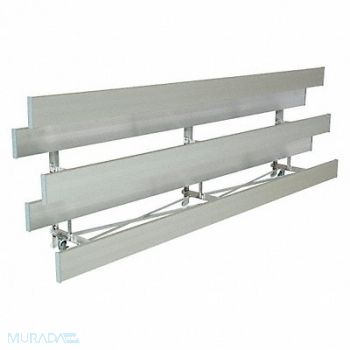 NATIONAL RECREATION SYSTEMS Bleacher 3 Rows 30 Seats 15 ft L, 45JT51