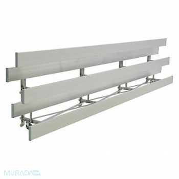 NATIONAL RECREATION SYSTEMS Bleacher 3 Rows 48 Seats 24 ft L, 45JT53