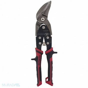 STANLEY Cut Snip 1-1/4 in Cutting L Red/Black, 45JX30