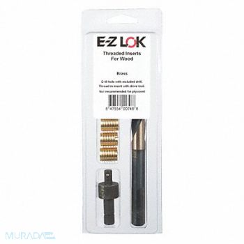E-Z LOK Thread Insert Kit Brass Size M8 x 1.25, 45JZ95