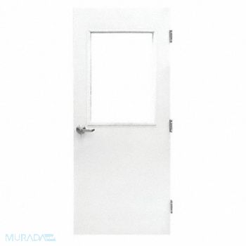 PORTA-FAB Cleanroom Door 84 inx36 in Steel, 45K962