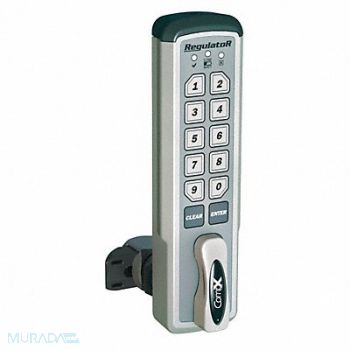 COMPX REGULATOR Electronic Keyless Lock Nonhand 1.437in, 45KF49