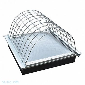 GARLOCK SAFETY SYSTEMS Domed Skylight Guard Gray 440 lb, 45KJ96