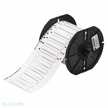 BRADY Wire Marking Sleeves White 0.062 in.Min., 45KK49