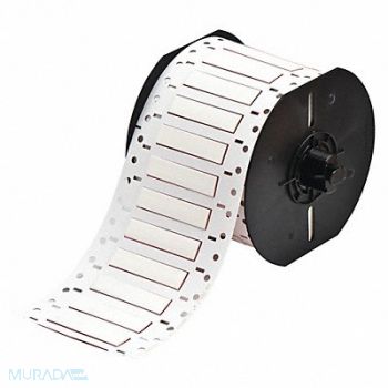 BRADY Wire Marking Sleeves White 400 per Roll, 45KK21