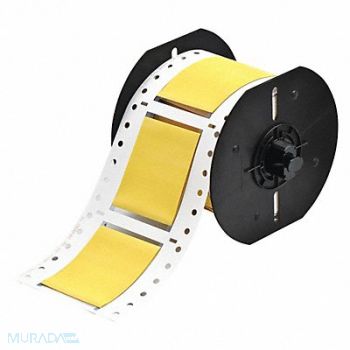 BRADY Wire Marking Sleeves Yellow 0.5 in Min, 45KK46