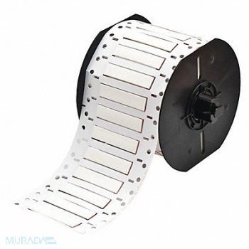 BRADY Wire Marking Sleeves White 400 per Roll, 45KK57