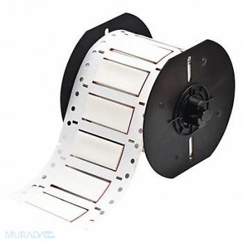 BRADY Wire Marking Sleeves White 0.25 in Min, 45KK68