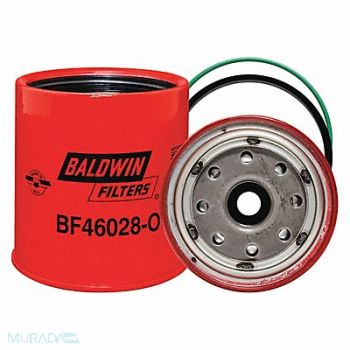 BALDWIN FILTERS Fuel Filter 4-1/16 in Lx3-3/4 in Dia, 45KL96