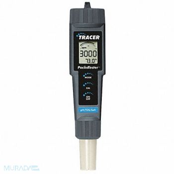 LAMOTTE pH/TDS/Salt Meter (4)CR2032 Batteries, 45KP32