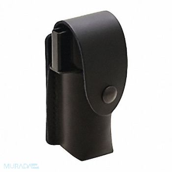 ZARC Carry Case Leather Belt Loop Black Snap, 45KT39