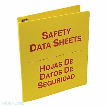 ACCUFORM Binder Red/Yellow 12 in W Bilingual, 45KY33