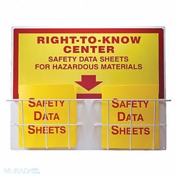 ACCUFORM Right-To-Know Center English 24 in H, 45KY36