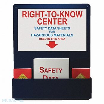 ACCUFORM Right-To-Know Center English 30 in H, 45KY38