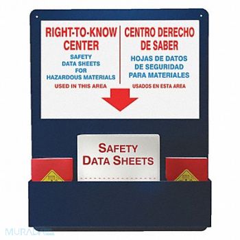 ACCUFORM Right-To-Know Center Bilingual 30 in H, 45KY39