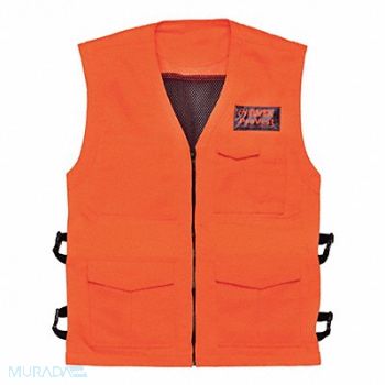 ELVEX Vest Chainsaw Orange Sz 46 to 52 In, 45L049
