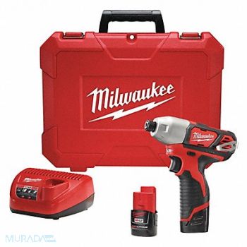 MILWAUKEE Impact Driver Pistol Grip 12VDC, 45L186