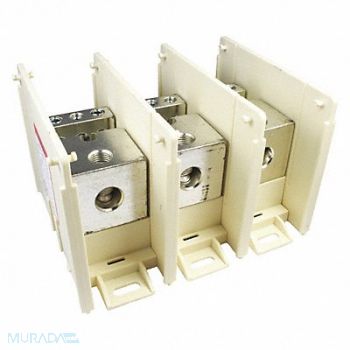 BURNDY Power Distr Block Al/Cu 600V AC/DC, 45LP65