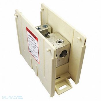 BURNDY Power Distr Block Al/Cu 600V AC/DC, 45LP70