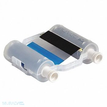 BRADY Printer Ribbon Blk/Red/Blue/Yllw 200ft.L, 45LT34