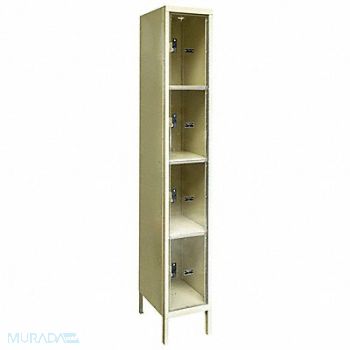 HALLOWELL Bx Lckr 4x1Lckr Tan 78 x12 x15 Assm, 45LV78