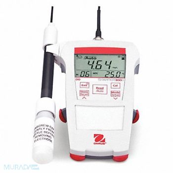 OHAUS Dissolved Oxygen Meter LCD 1 or 2 Point, 45MH90