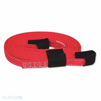 SNAP-LOC Tow Strap 15 ft Overall L Red, 45MJ62