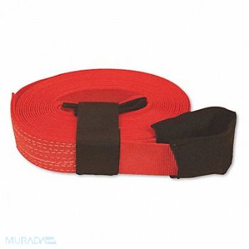 SNAP-LOC Tow Strap 30 ft Overall L Red, 45MJ63
