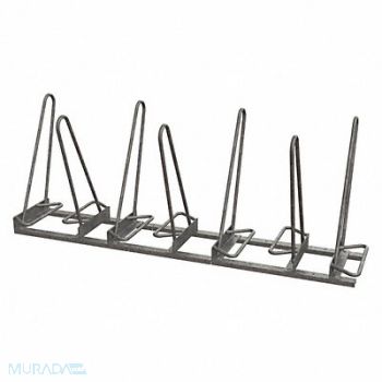 MADRAX Bike Rack Galv (7)Bikes 77in.L 24-3/4inW, 45MJ77