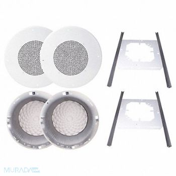 SPECO TECHNOLOGIES In-Ceiling Speaker Kit 13inL x 13inW PR, 45MK49
