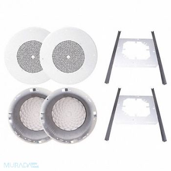 SPECO TECHNOLOGIES In-Ceiling Speaker Kit 13inLx3-1/2inH PR, 45MK50