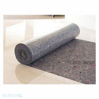 PLASTICOVER Floor Protection Runner 100ft 10lb Gray, 45MT89