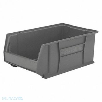 AKRO-MILS F8566 Super Size Bin Gray Plastic 8 in, 45MV70