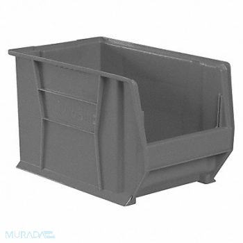 AKRO-MILS F9074 Super Size Bin Gray Plastic 12 in, 45MV71