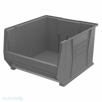 AKRO-MILS F9073 Super Size Bin Gray Plastic 12 in, 45MV72