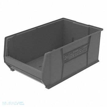 AKRO-MILS F9078 Super Size Bin Gray Plastic 12 in, 45MV78