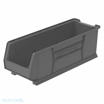 AKRO-MILS D5561 Super Size Bin Gray Plastic 10 in, 45MV79