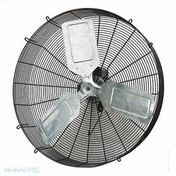 DAYTON GrdMntd Ext Fan 30In Bl Galv Steel 115V, 45MX72