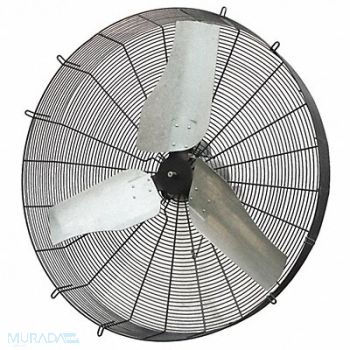 DAYTON GrdMntd Exht Fan 36In Bl Galv Steel 115V, 45MX73