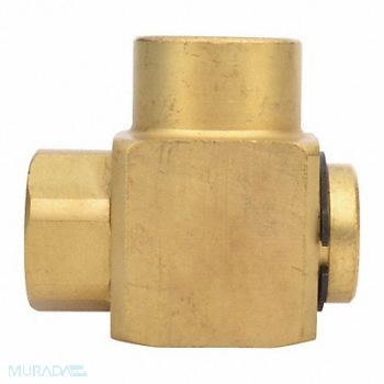 WESTWARD Swivel 90 Deg Steel 1/2 in FNPT Inlet, 45N293