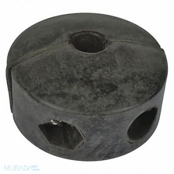 SPEEDAIRE Bumper Stop 1/4 in Polypropylene/PVC, 45N307