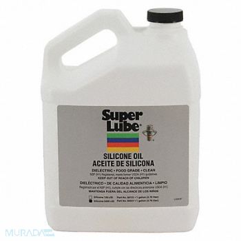 SUPER LUBE Pure Silicone Oil 5000cSt Pail 1 gal., 45NA68