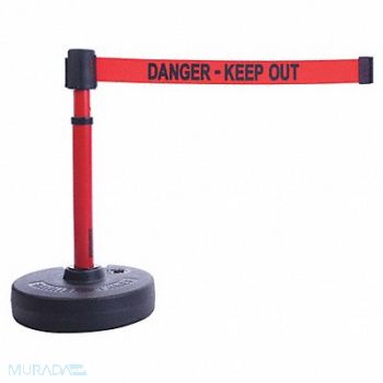BANNER STAKES PLUS Barrier System Danger - Keep Out, 45NC25